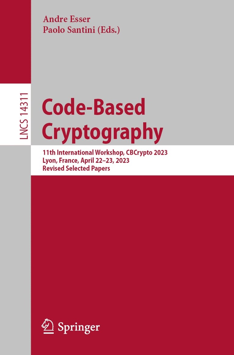 Code-Based Cryptography 1