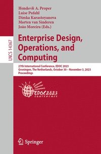 bokomslag Enterprise Design, Operations, and Computing