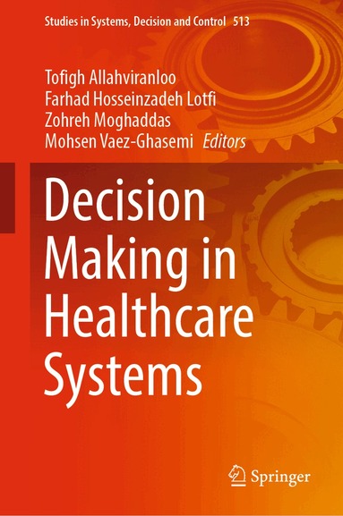 Tofigh Allahviranloo, Farhad Hosseinzadeh Lotfi, Zohreh Moghaddas, Mohsen Vaez-Ghasemi - Decision Making in Healthcare Systems, Inbunden