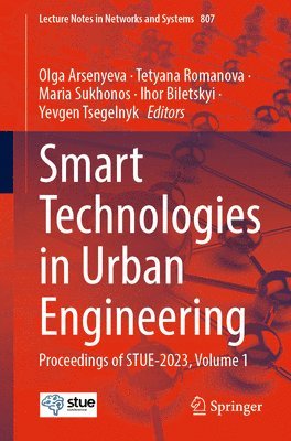 bokomslag Smart Technologies in Urban Engineering