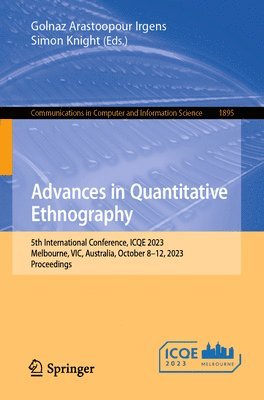 bokomslag Advances in Quantitative Ethnography