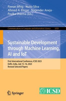 bokomslag Sustainable Development through Machine Learning, AI and IoT
