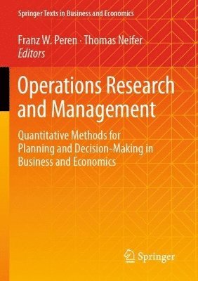 bokomslag Operations Research and Management