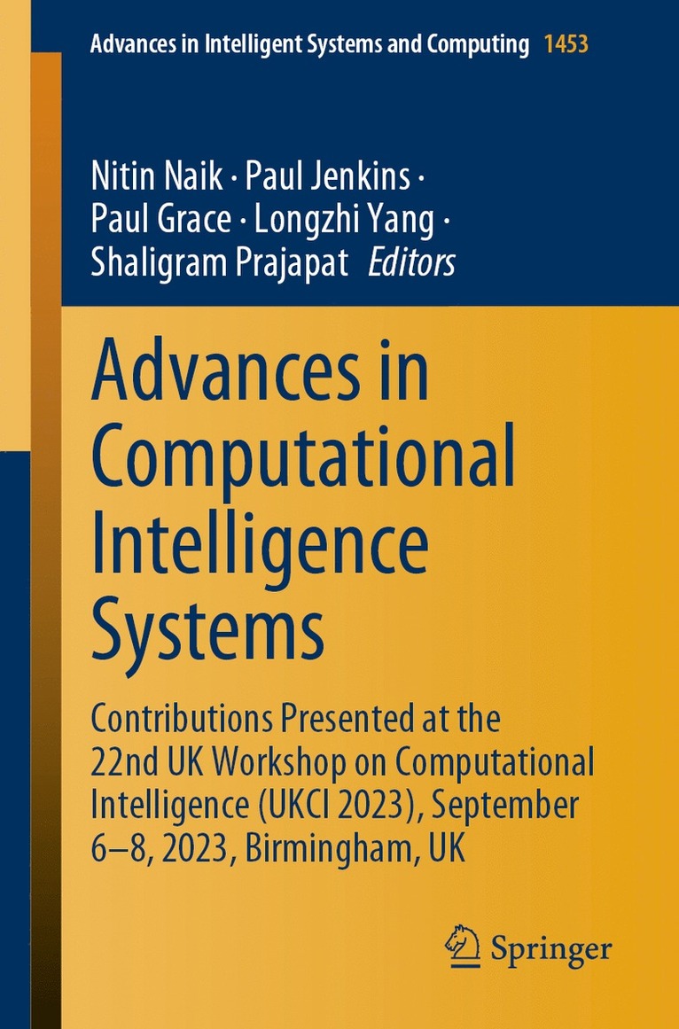 Advances in Computational Intelligence Systems 1