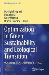 bokomslag Optimization in Green Sustainability and Ecological Transition