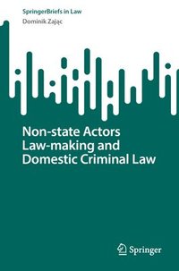 bokomslag Non-state Actors Law-making and Domestic Criminal Law