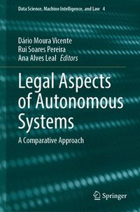 bokomslag Legal Aspects of Autonomous Systems