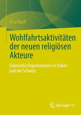 bokomslag Wohlfahrtsaktivitten der neuen religisen Akteure