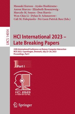 bokomslag HCI International 2023  Late Breaking Papers