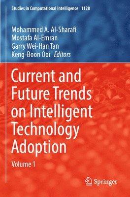 bokomslag Current and Future Trends on Intelligent Technology Adoption