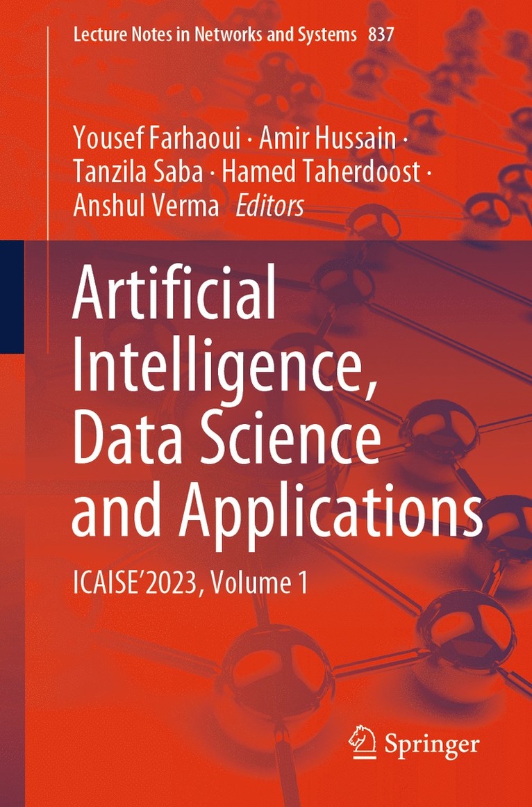 Yousef Farhaoui, Amir Hussain, Tanzila Saba, Hamed Taherdoost, Anshul Verma - Artificial Intelligence, Data Science and Applications, Häftad