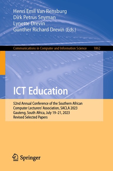 Henri Emil Van Rensburg, Dirk Petrus Snyman, Lynette Drevin, Günther Richard Drevin - ICT Education, Häftad