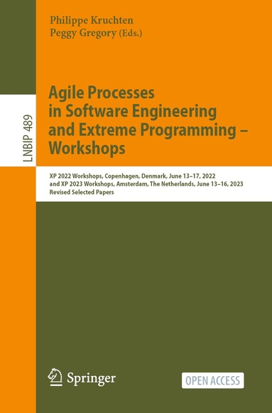 Philippe Kruchten, Peggy Gregory - Agile Processes in Software Engineering and Extreme Programming – Workshops, Häftad