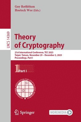 bokomslag Theory of Cryptography