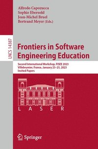 bokomslag Frontiers in Software Engineering Education