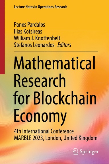 bokomslag Mathematical Research for Blockchain Economy