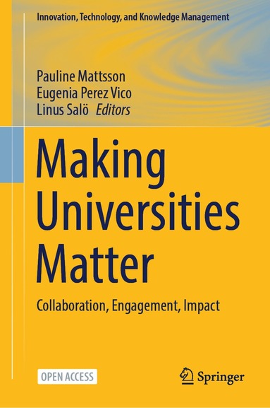 Pauline Mattsson, Eugenia Perez Vico, Linus Salö - Making Universities Matter, Inbunden