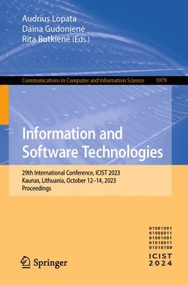 Information and Software Technologies 1
