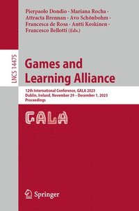 bokomslag Games and Learning Alliance