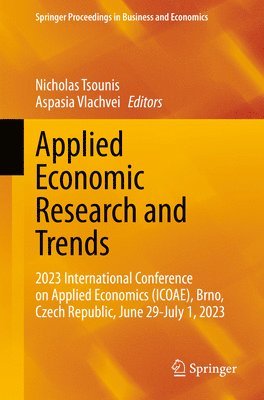 Nicholas Tsounis, Aspasia Vlachvei - Applied Economic Research and Trends, Häftad