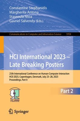 bokomslag HCI International 2023 - Late Breaking Posters