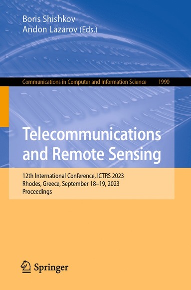 bokomslag Telecommunications and Remote Sensing