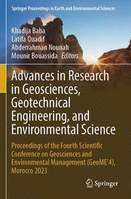 bokomslag Advances in Research in Geosciences, Geotechnical Engineering, and Environmental Science