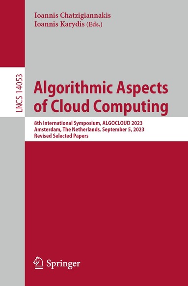 Ioannis Chatzigiannakis, Ioannis Karydis - Algorithmic Aspects of Cloud Computing, Häftad