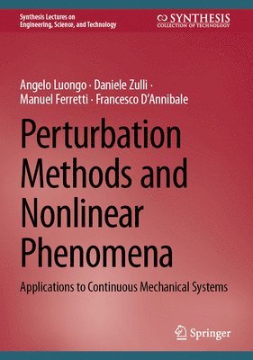 Perturbation Methods and Nonlinear Phenomena 1