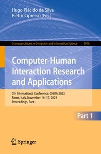 bokomslag Computer-Human Interaction Research and Applications
