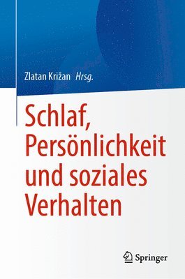 bokomslag Schlaf, Persnlichkeit und soziales Verhalten