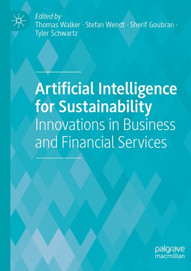 Thomas Walker, Stefan Wendt, Sherif Goubran, Tyler Schwartz - Artificial Intelligence for Sustainability, Häftad