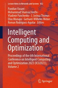 bokomslag Intelligent Computing and Optimization