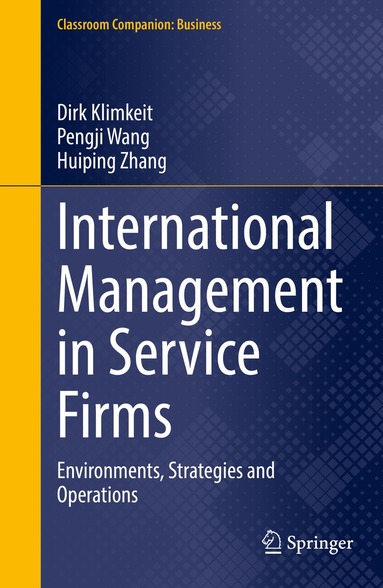 bokomslag International Management in Service Firms