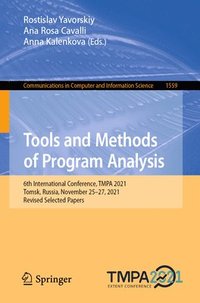 bokomslag Tools and Methods of Program Analysis