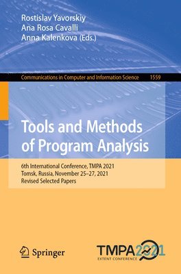 Tools and Methods of Program Analysis 1