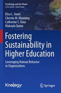 bokomslag Fostering Sustainability in Higher Education