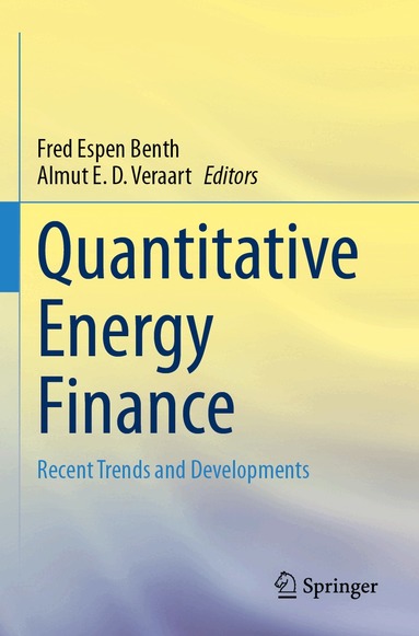 Fred Espen Benth, Almut E. D. Veraart - Quantitative Energy Finance, Häftad
