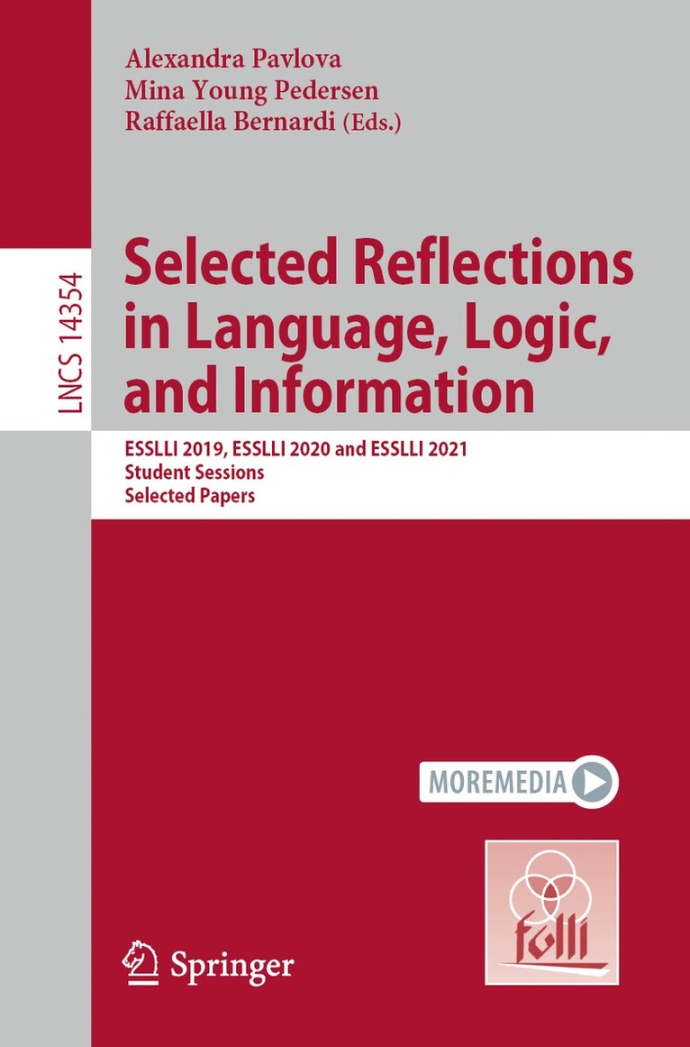 Selected Reflections in Language, Logic, and Information 1