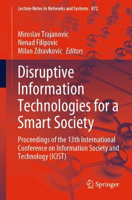 bokomslag Disruptive Information Technologies for a Smart Society