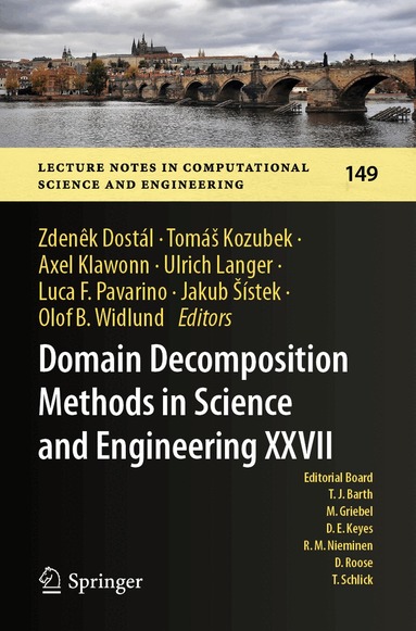 Zdeněk Dostál, Tomáš Kozubek, Axel Klawonn, Ulrich Langer, Luca F. Pavarino, Jakub Šístek, Olof B. Widlund - Domain Decomposition Methods in Science and Engineering XXVII, Häftad