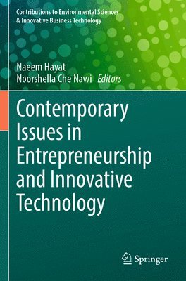 bokomslag Contemporary Issues in Entrepreneurship and Innovative Technology