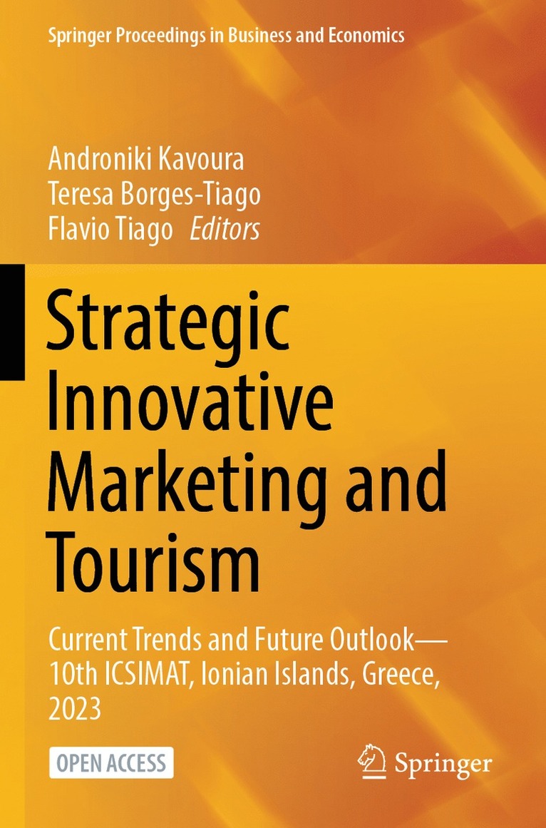 Androniki Kavoura, Teresa Borges-Tiago, Flavio Tiago - Strategic Innovative Marketing and Tourism, Häftad
