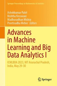 bokomslag Advances in Machine Learning and Big Data Analytics I