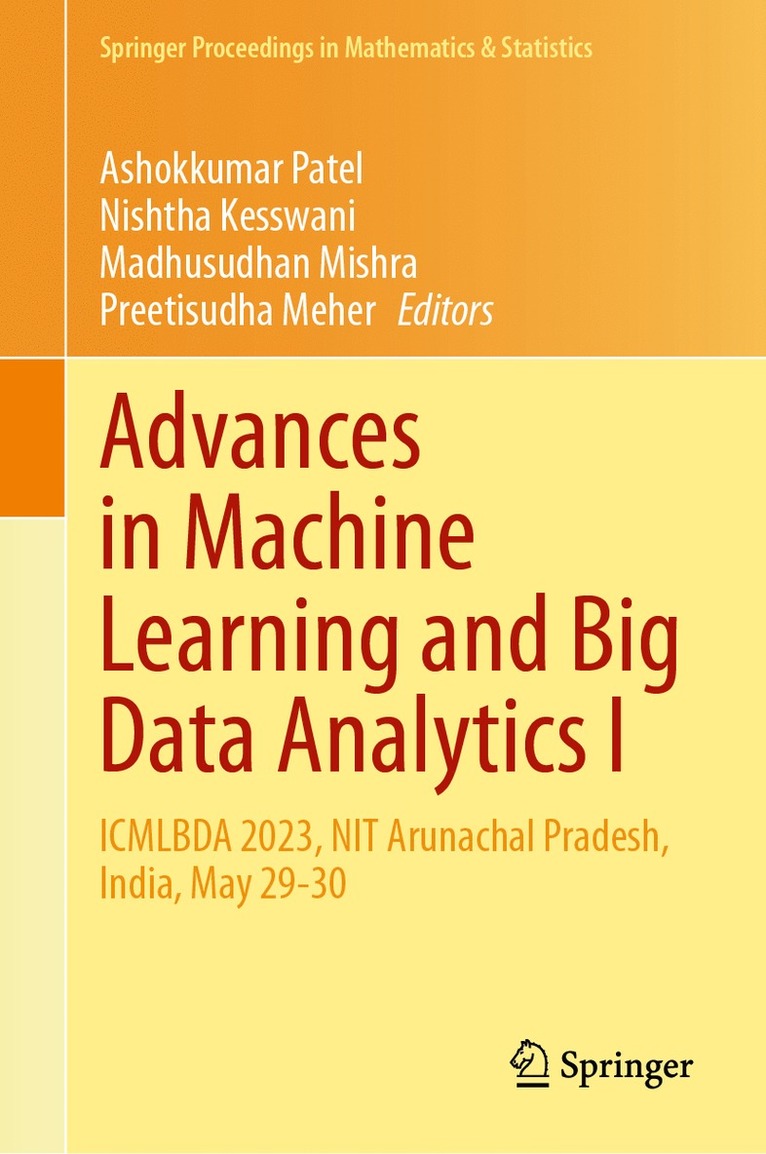 Advances in Machine Learning and Big Data Analytics I 1