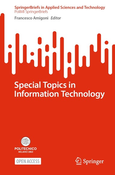 Francesco Amigoni - Special Topics in Information Technology, Häftad