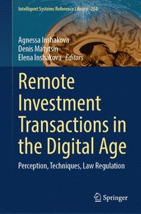 bokomslag Remote Investment Transactions in the Digital Age