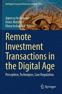 bokomslag Remote Investment Transactions in the Digital Age