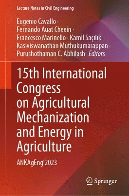 15th International Congress on Agricultural Mechanization and Energy in Agriculture 1