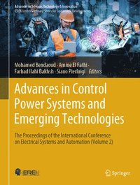 bokomslag Advances in Control Power Systems and Emerging Technologies